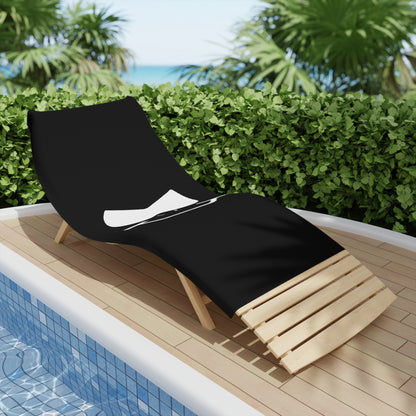 Bad Lad Smiley Beach Towel - Black