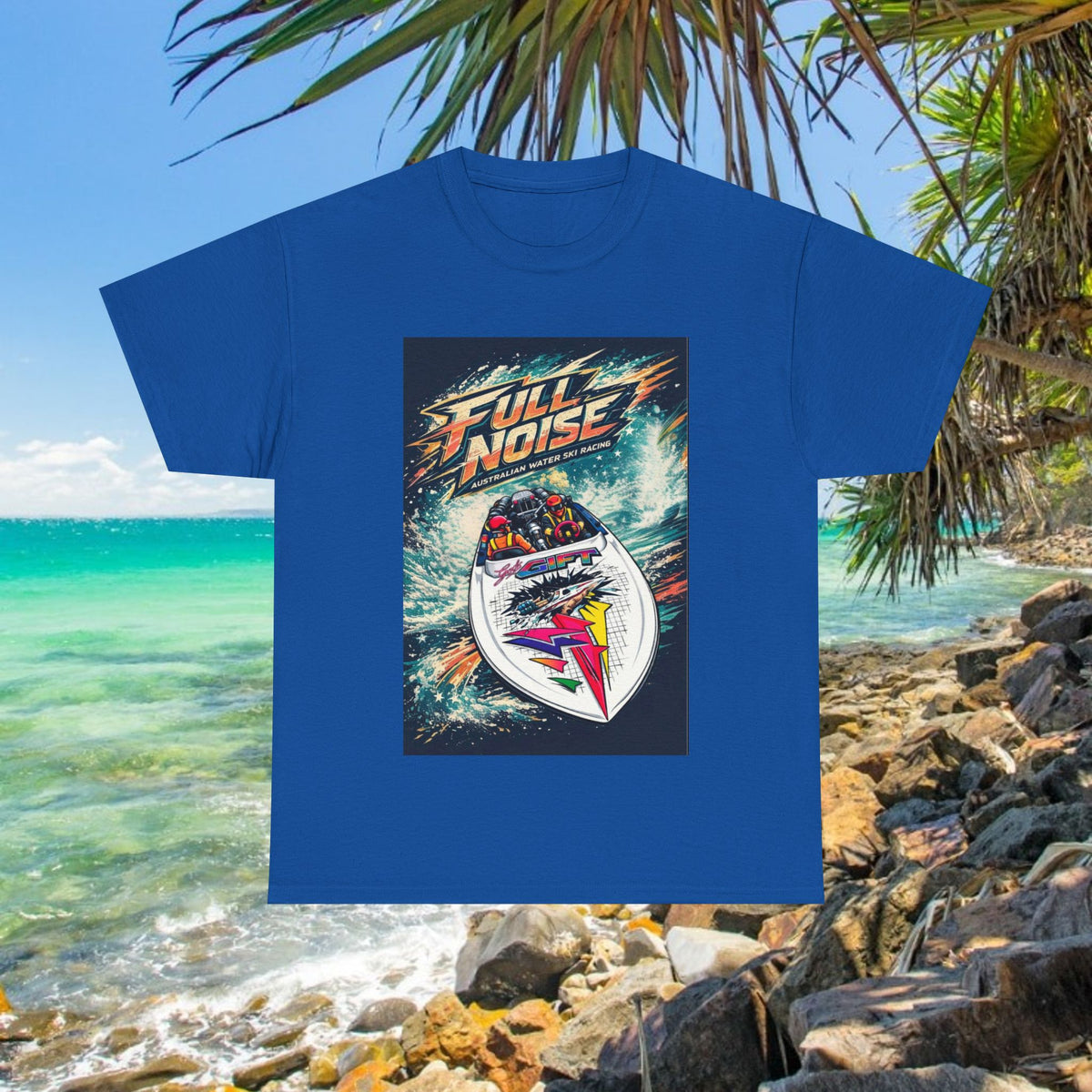 Gods Gift Australian Waterski Racing Boat Tribute Tee | Twin Turbo Old School Aussie Champion Game Changer