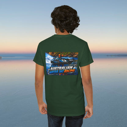 TR Australian Water Ski Racing Tribute Tee featuring the Champion Team