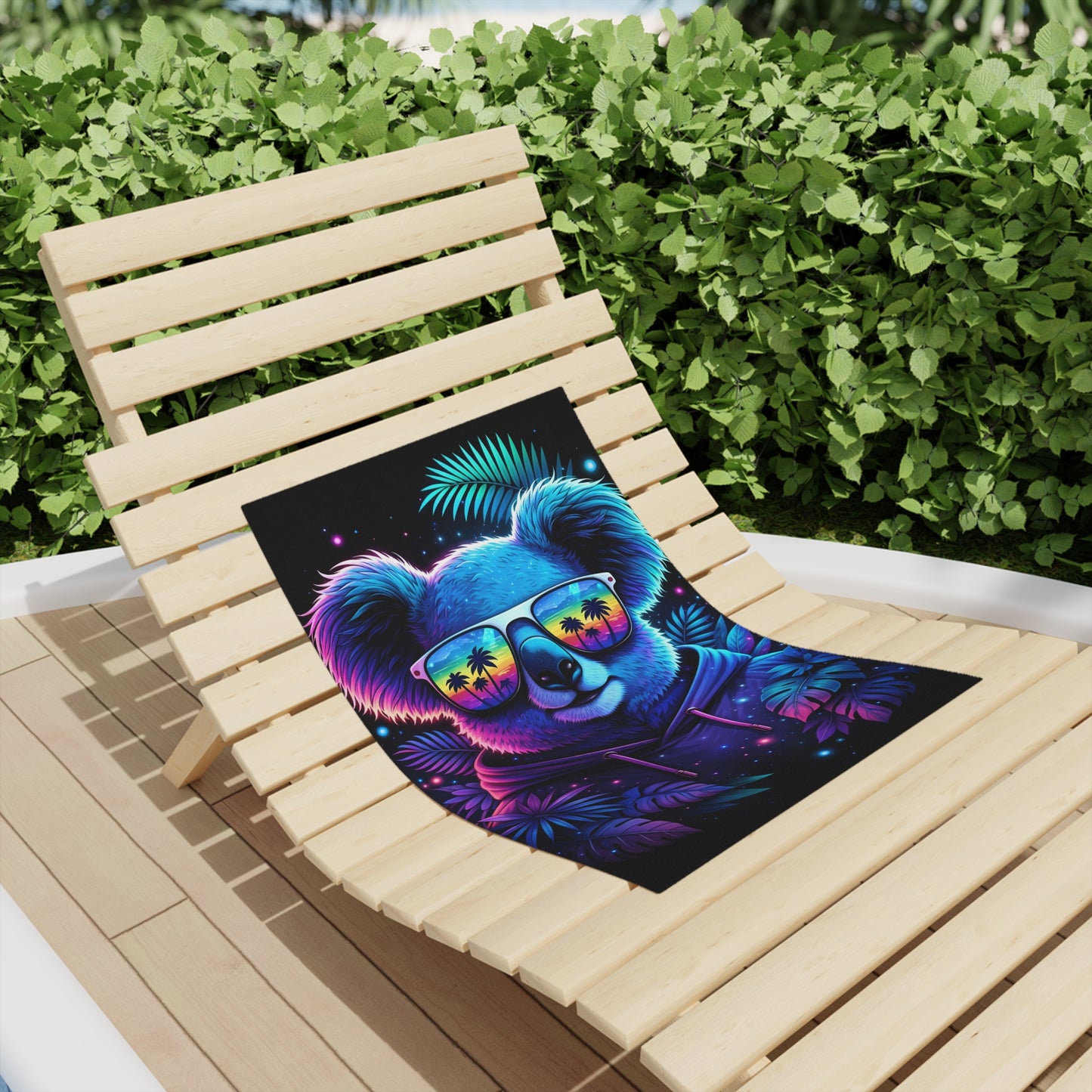 Bad Lad Terminator Koala Beach Towel