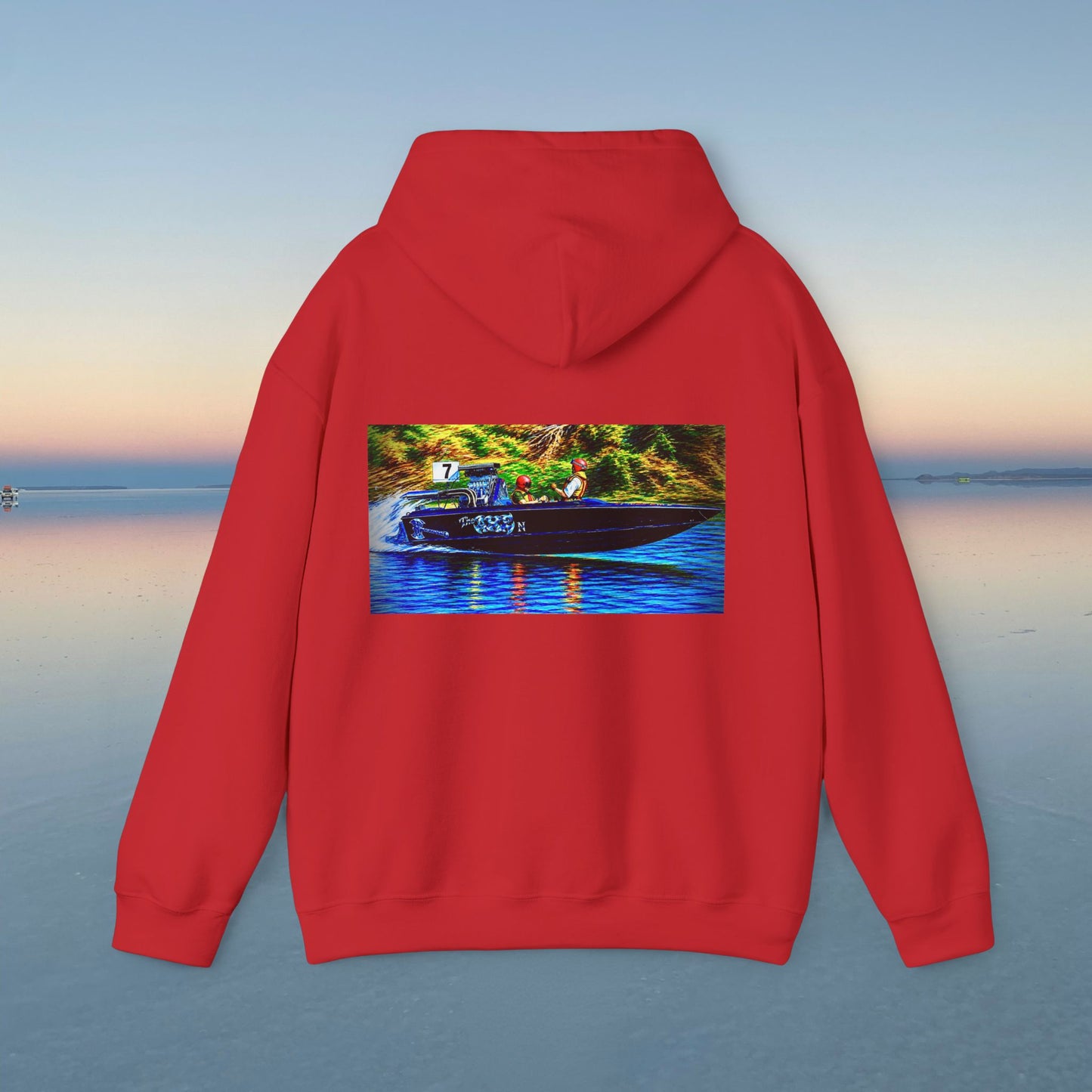 The Tribute Range - THE AXE -  Australian Water Ski Racing Hoodie. Bad Lad Oz has paid homage to the iconic THE AXE with our Tribute Collection