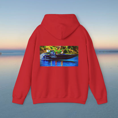 The Tribute Range - THE AXE -  Australian Water Ski Racing Hoodie. Bad Lad Oz has paid homage to the iconic THE AXE with our Tribute Collection