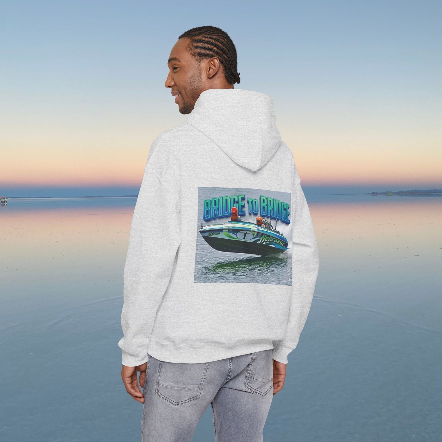HELLRAZOR Bad Lad Oz Ski Racing Tribute Hoodie Aussie