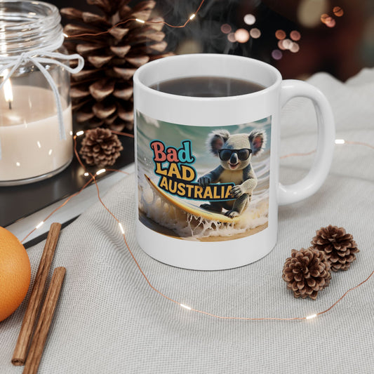Bad Lad Oz Koala Surf Mug