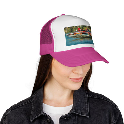 Australian Water Ski Racing Tribute Trucker Cap - TOP GUN ✈️ Bad Lad Oz celebrates the incredible success of the ski racing titan itself.
