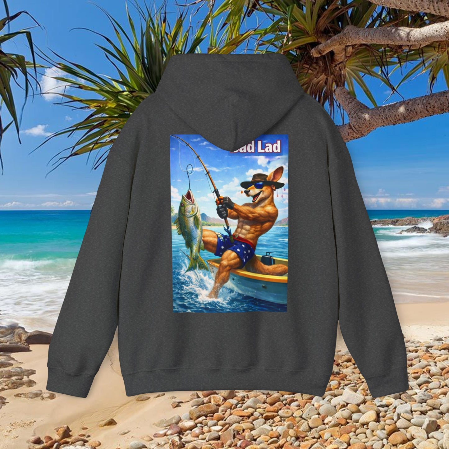 Bad Lad Oz Action Roo Fishing Hoodie