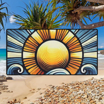 Blue Sun Computer Mouse Pad