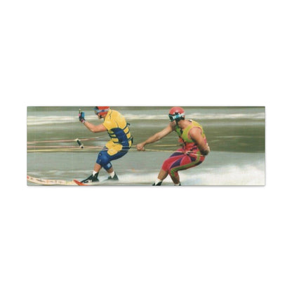 The Bird Water Skiing Canvas Wall Art