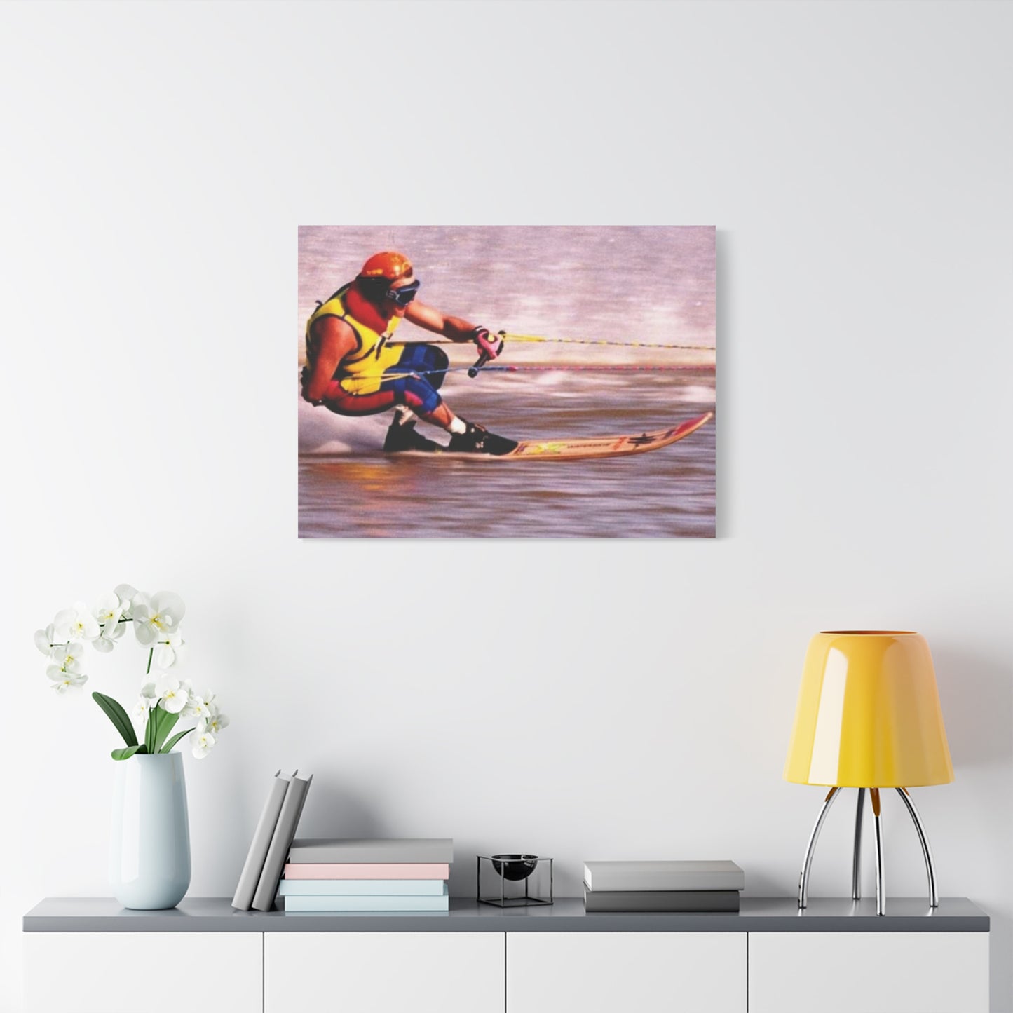 Australian Water Skiing Canvas Wall Art - Down Low