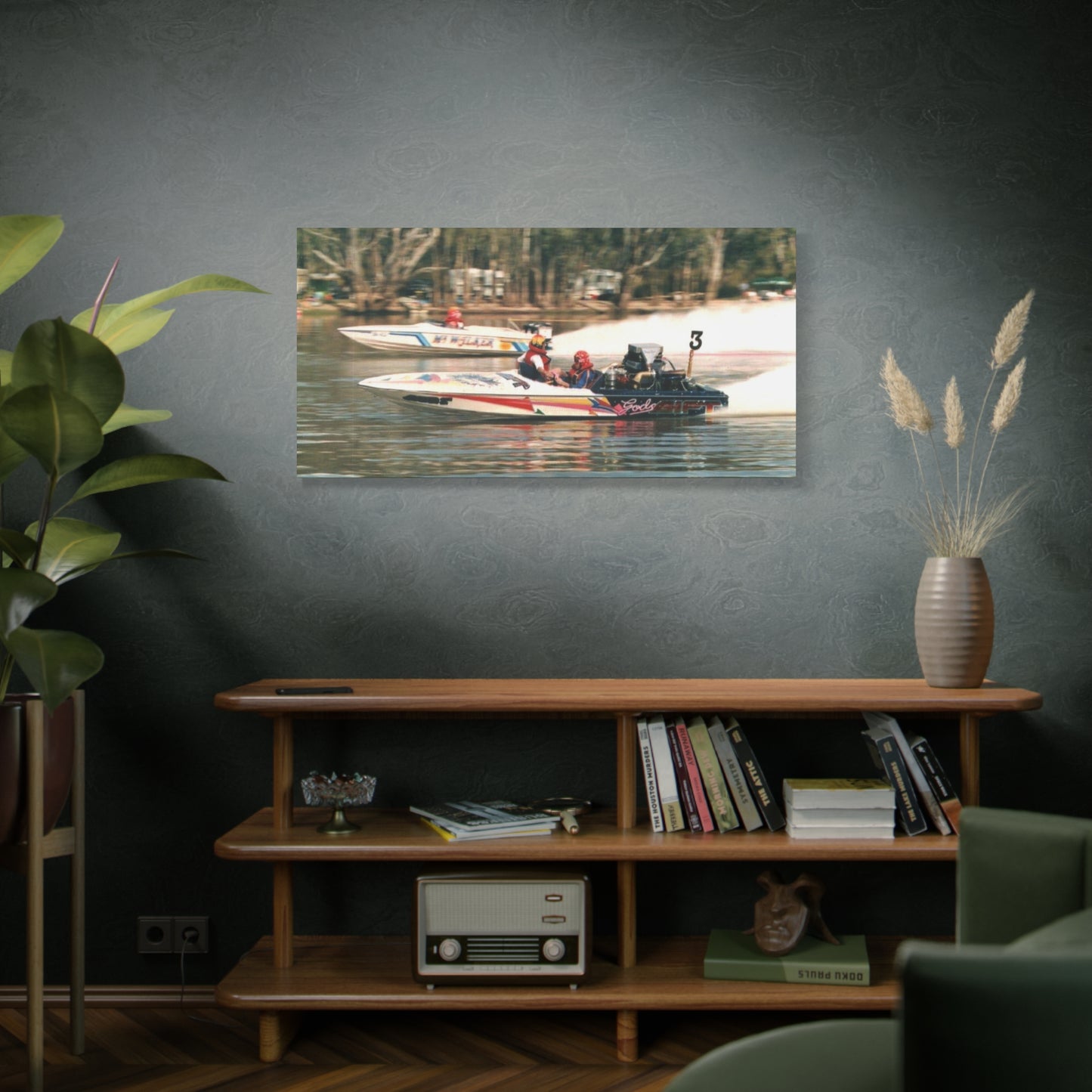 Australian Water Skiing Canvas Wall Art - Gods Gift v Mr Walker