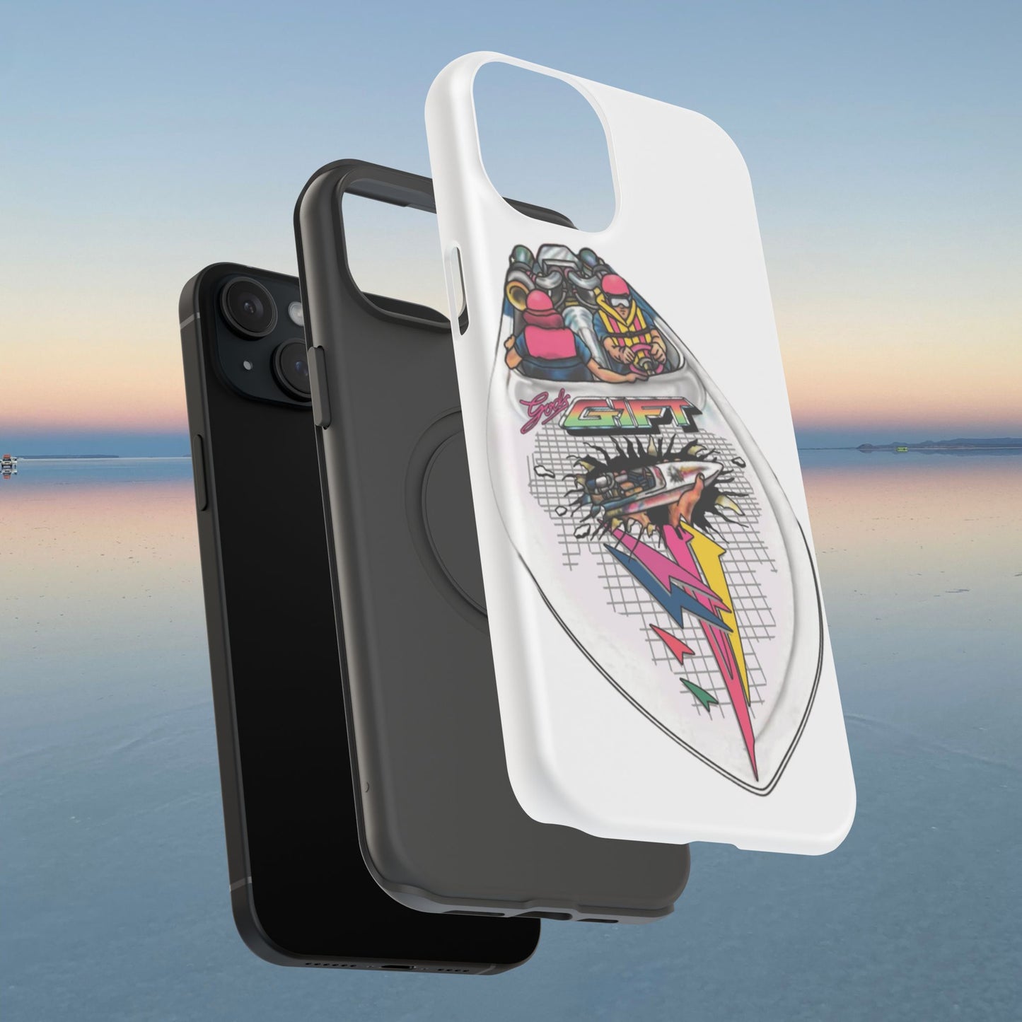 Australian Water Ski Racing Impact Resistant Gods Gift Tribute Phone Cover