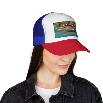 Australian Water Ski Racing Tribute Trucker Cap - TOP GUN ✈️ Bad Lad Oz celebrates the incredible success of the ski racing titan itself.