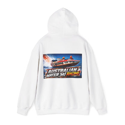 Australian Water Ski Racing Old School legend SHOWDOWN, is featured on this Bad Lad Tribute hoodie sweatshirt