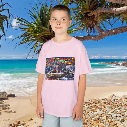 Gods Gift Kids Tribute Tshirt design is colourful and bright with some old school cool from Bad Lad Oz  A great unisex idea