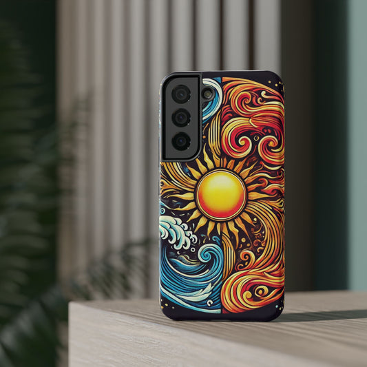 Bad Lad Oz Fire Wave Impact-Resistant Phone Case