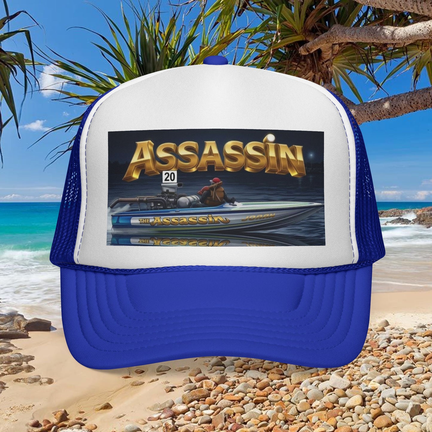 Australian Water Ski Racing Tribute Trucker Cap - The Assassin
