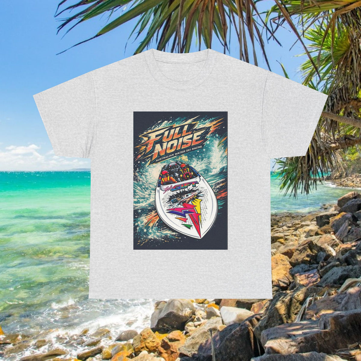 Gods Gift Australian Waterski Racing Boat Tribute Tee | Twin Turbo Old School Aussie Champion Game Changer