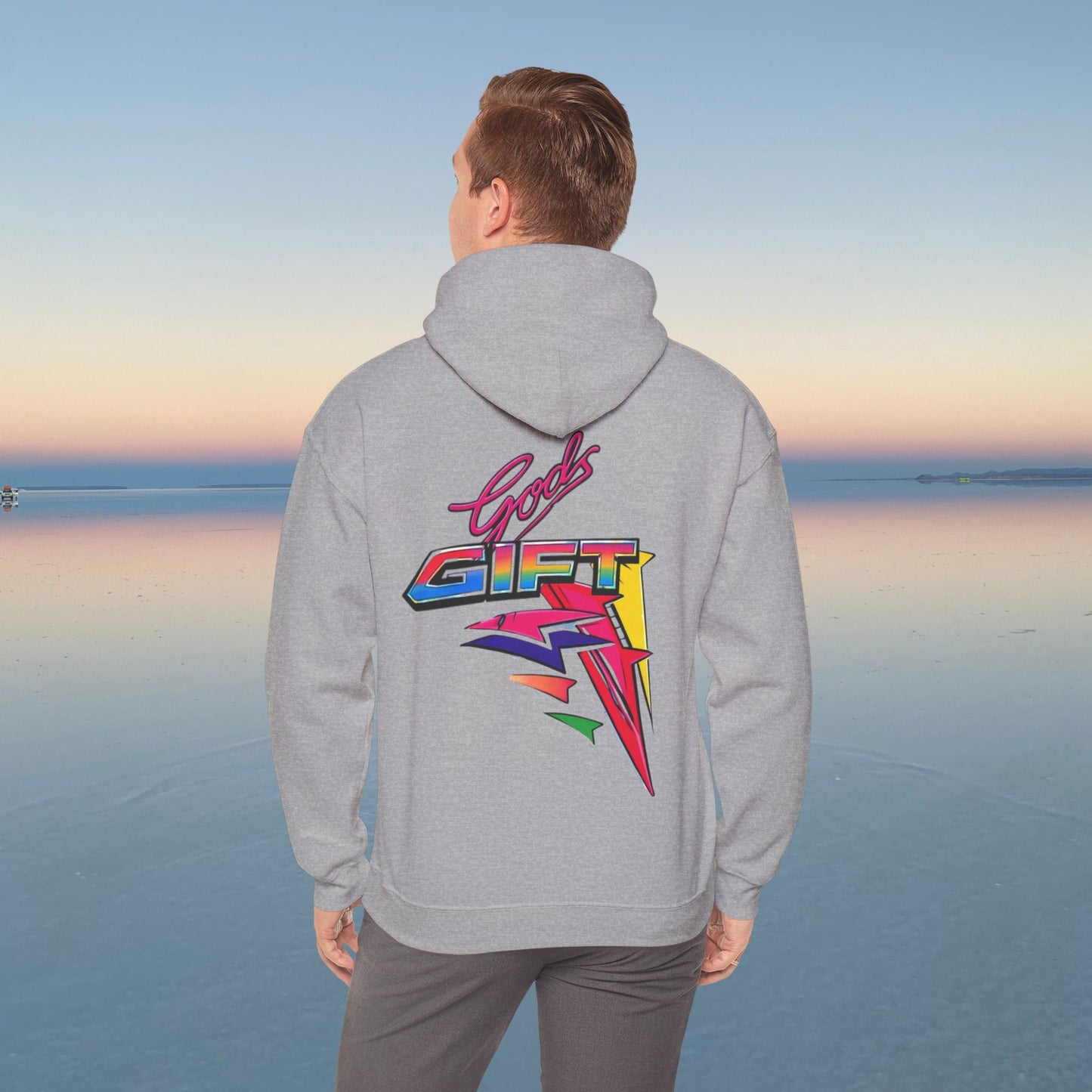Gods Gift Water Ski Racing Hoodie | Powerboat Twin Turbo Retro Waterski Legend