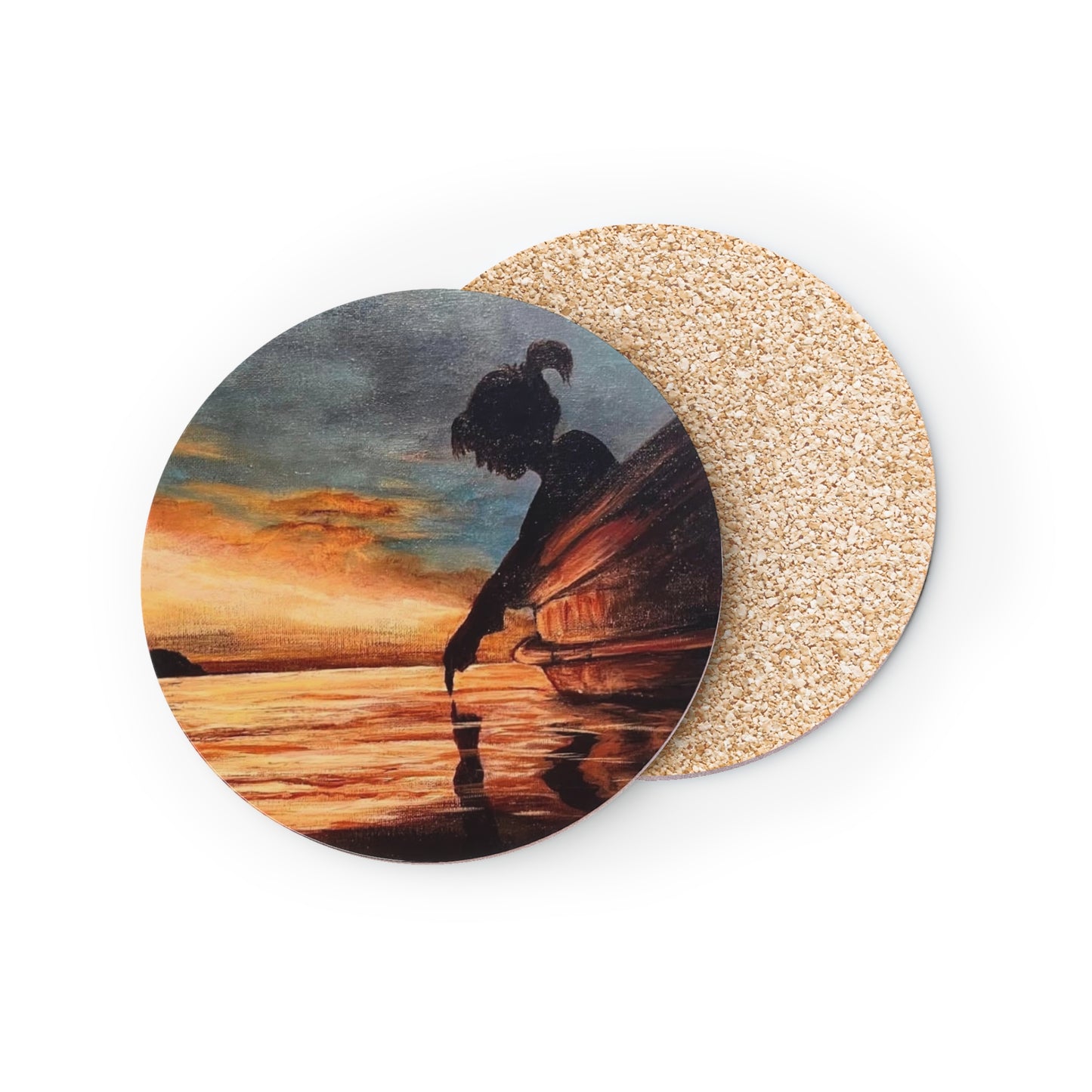 Reflection Cork Drink Coasters