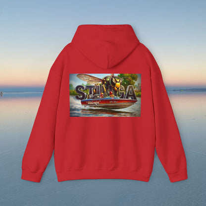 Copy of Copy of The Tribute Range - STINGA Australian Water Ski Racing Hoodie. Bad Lad Oz has paid homage to the iconic STINGA with our Tribute Collection