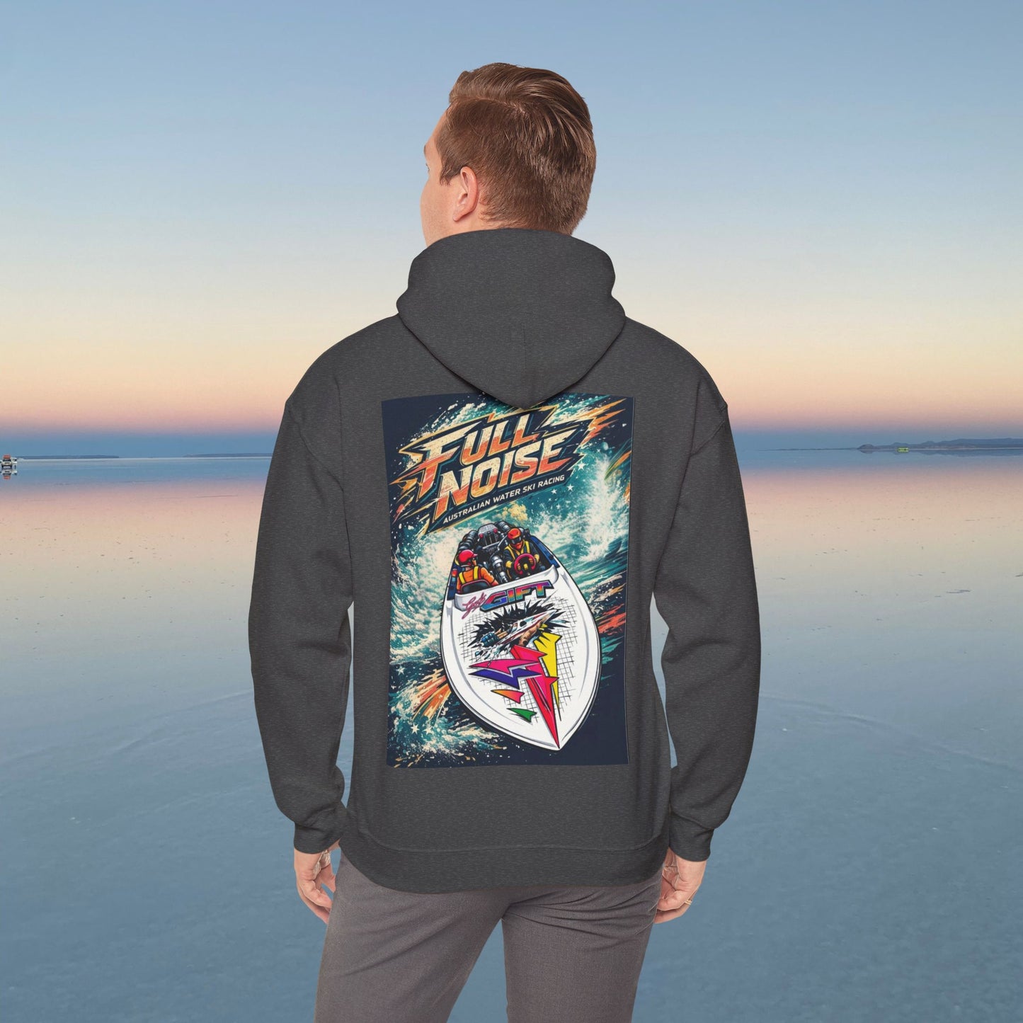 Gods Gift Water Ski Racing Hoodie | Powerboat Twin Turbo Retro Waterski Legend