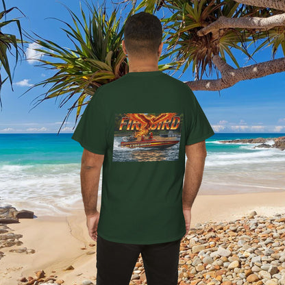 FIREBIRD Australian Water Ski Racing Tribute T-shirt celebrating a favourite of the sport globally for multiple decades and Championships