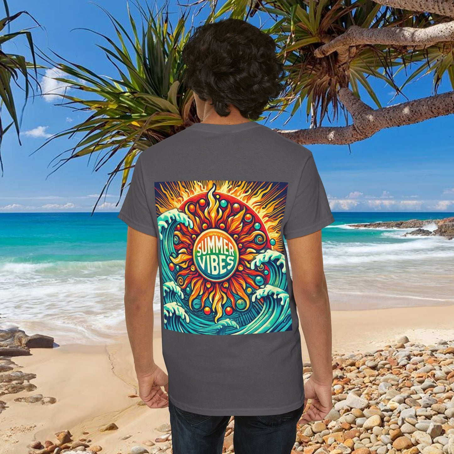 Bad Summer Vibes Back Print Tee