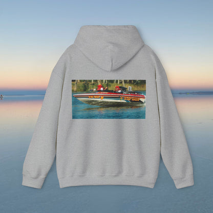 The Tribute Range - featuring the Iconic Top Gun. This Bad Lad Oz  Australian Water Ski Racing Hoodie, will keep you toasty warm.  sweatshirt