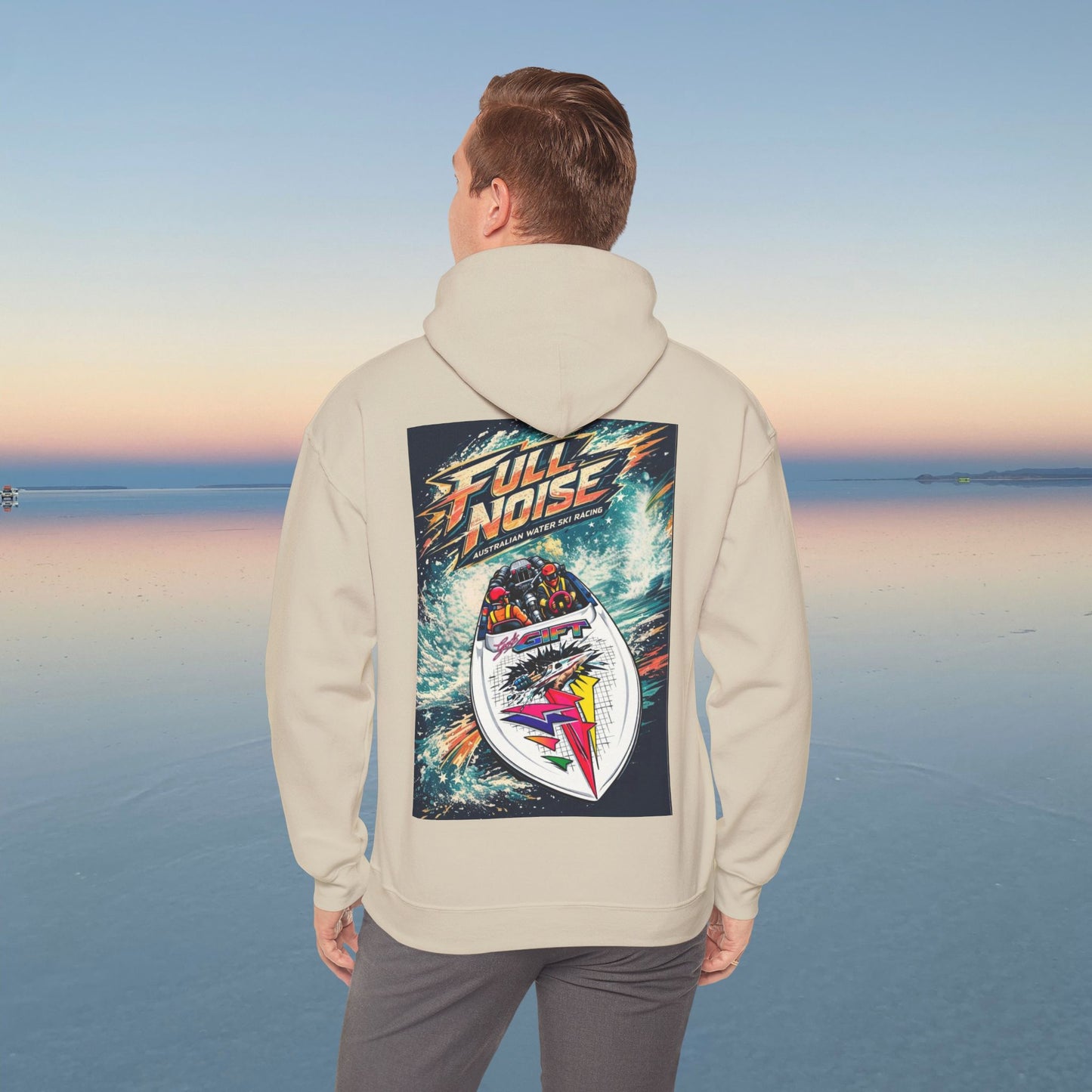 Gods Gift Water Ski Racing Hoodie | Powerboat Twin Turbo Retro Waterski Legend