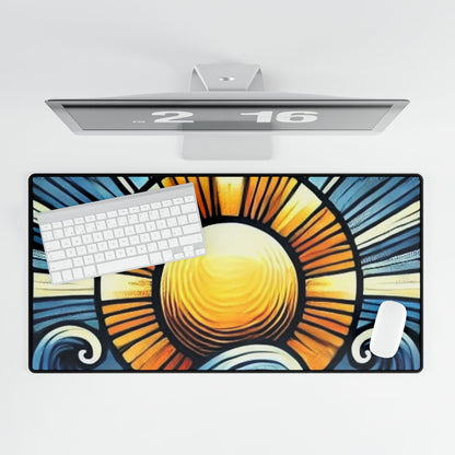 Blue Sun Computer Mouse Pad