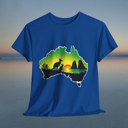 Bad Lad Map of Oz Kangaroo T-shirt