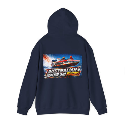Australian Water Ski Racing Old School legend SHOWDOWN, is featured on this Bad Lad Tribute hoodie sweatshirt