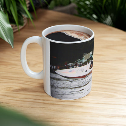 Bad Lad Iconic Gods Gift Powerboat Racing Ceramic Mug