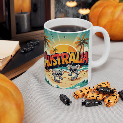 Bad Lad Australian Koala Coffee Mug