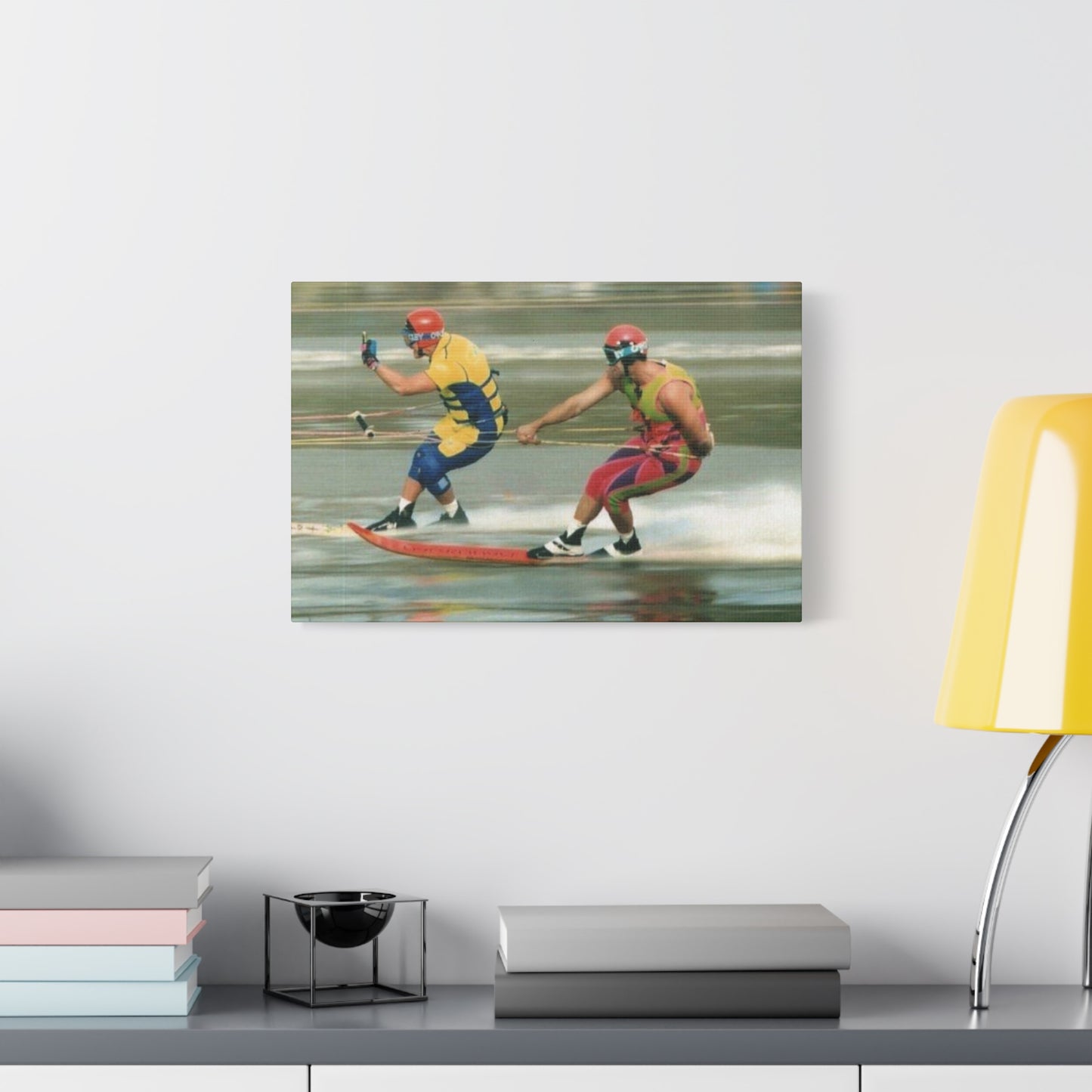 The Bird Water Skiing Canvas Wall Art