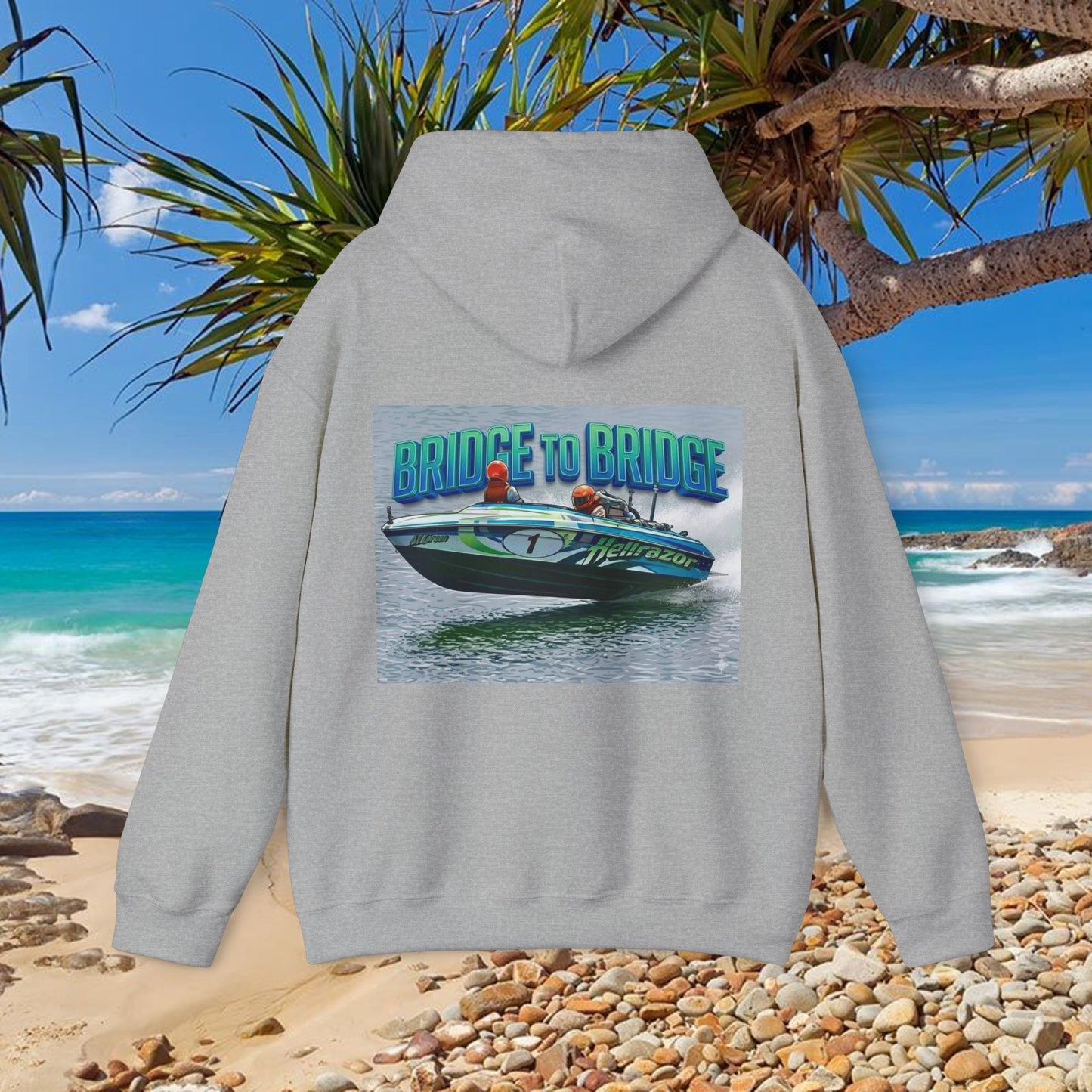 HELLRAZOR Bad Lad Oz Ski Racing Tribute Hoodie Aussie