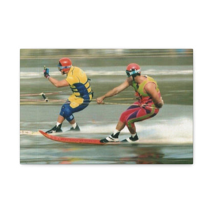 The Bird Water Skiing Canvas Wall Art