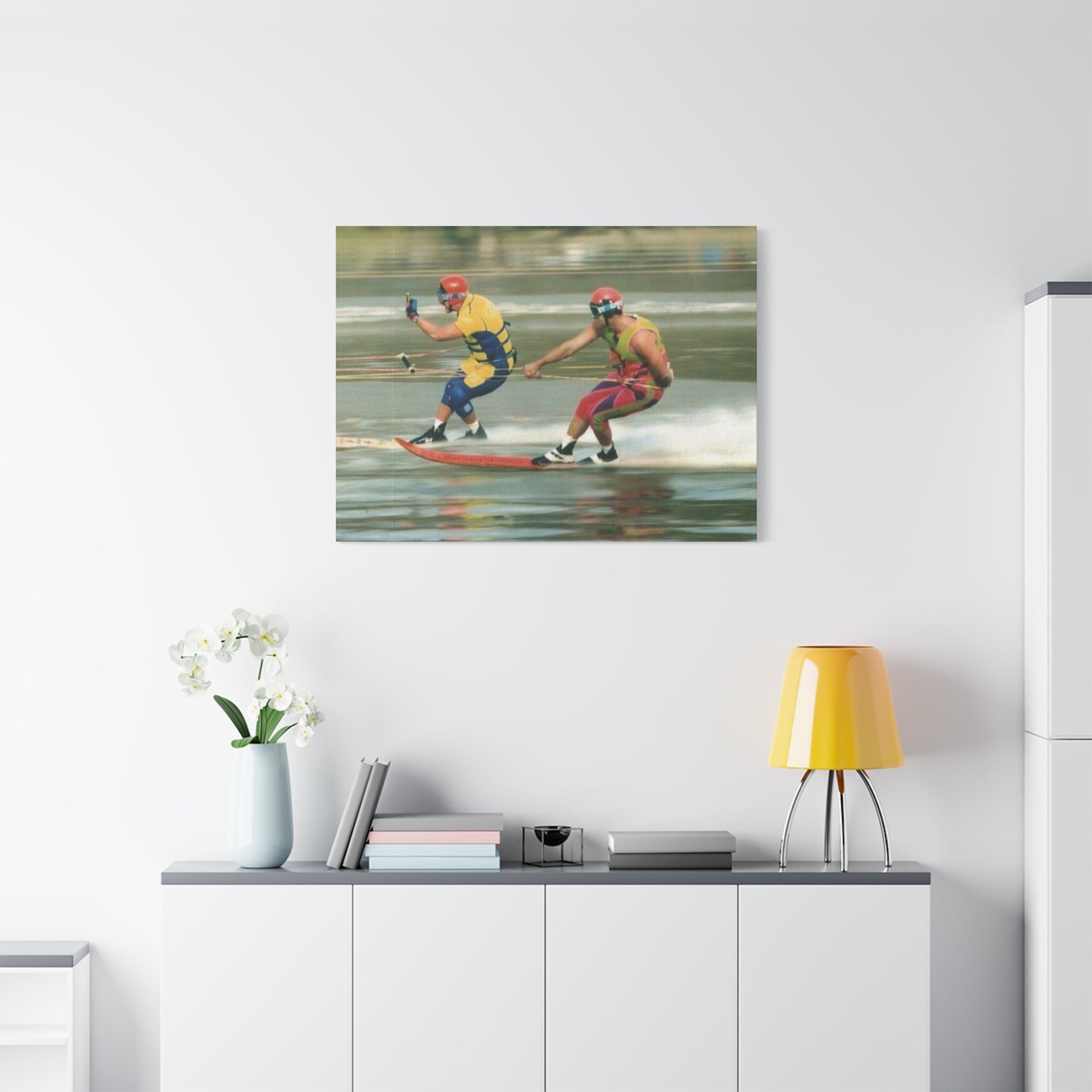 The Bird Water Skiing Canvas Wall Art