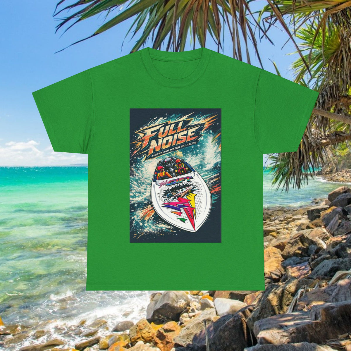 Gods Gift Australian Waterski Racing Boat Tribute Tee | Twin Turbo Old School Aussie Champion Game Changer