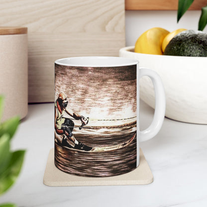 Iconic Down Low Water Ski Racing Mug