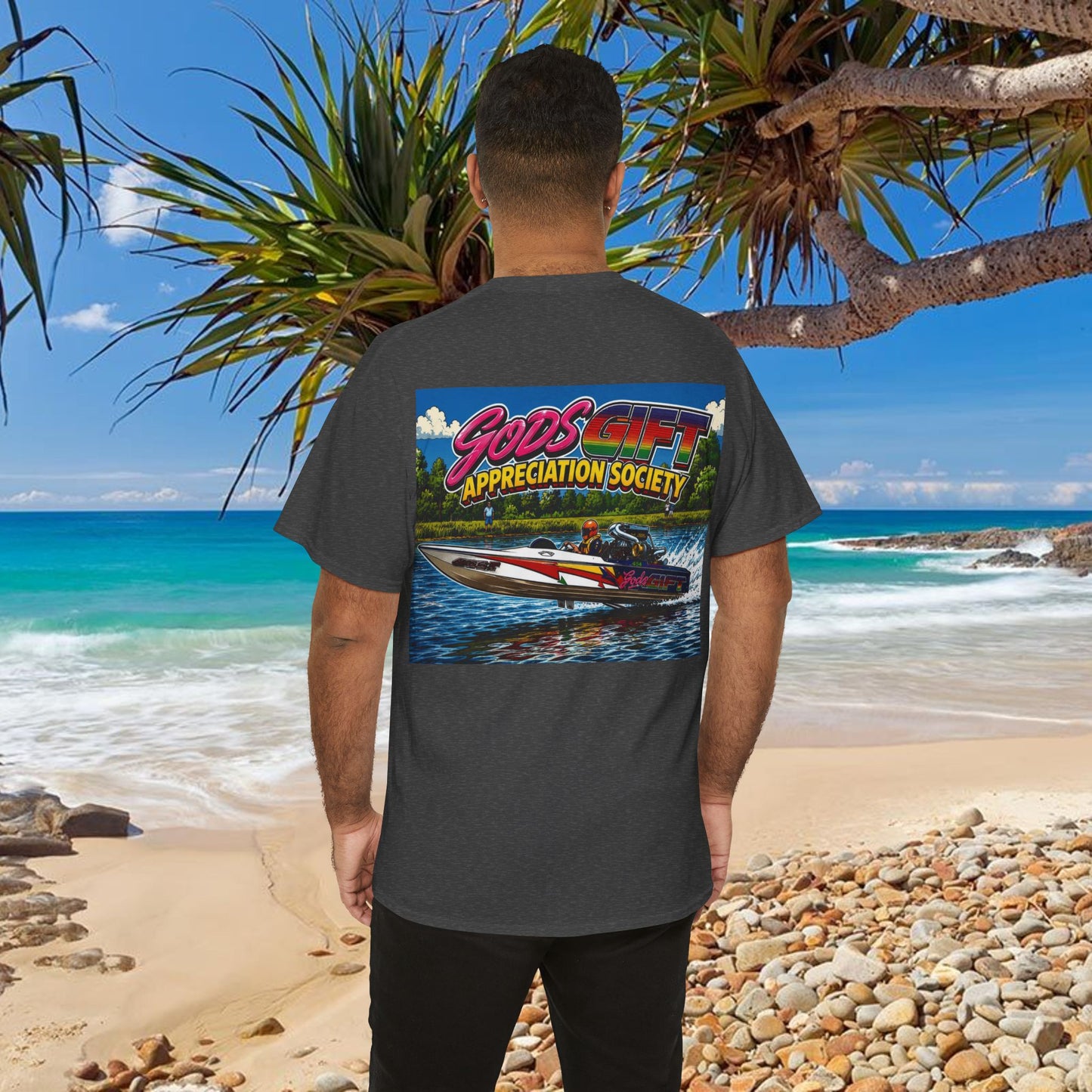 Gods Gift Appreciation Society - Tribute Range Australian Water Ski Racing Tee