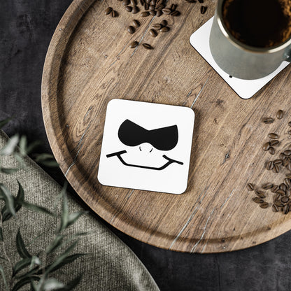 Bad Lad Smiley Cork Drink Coasters