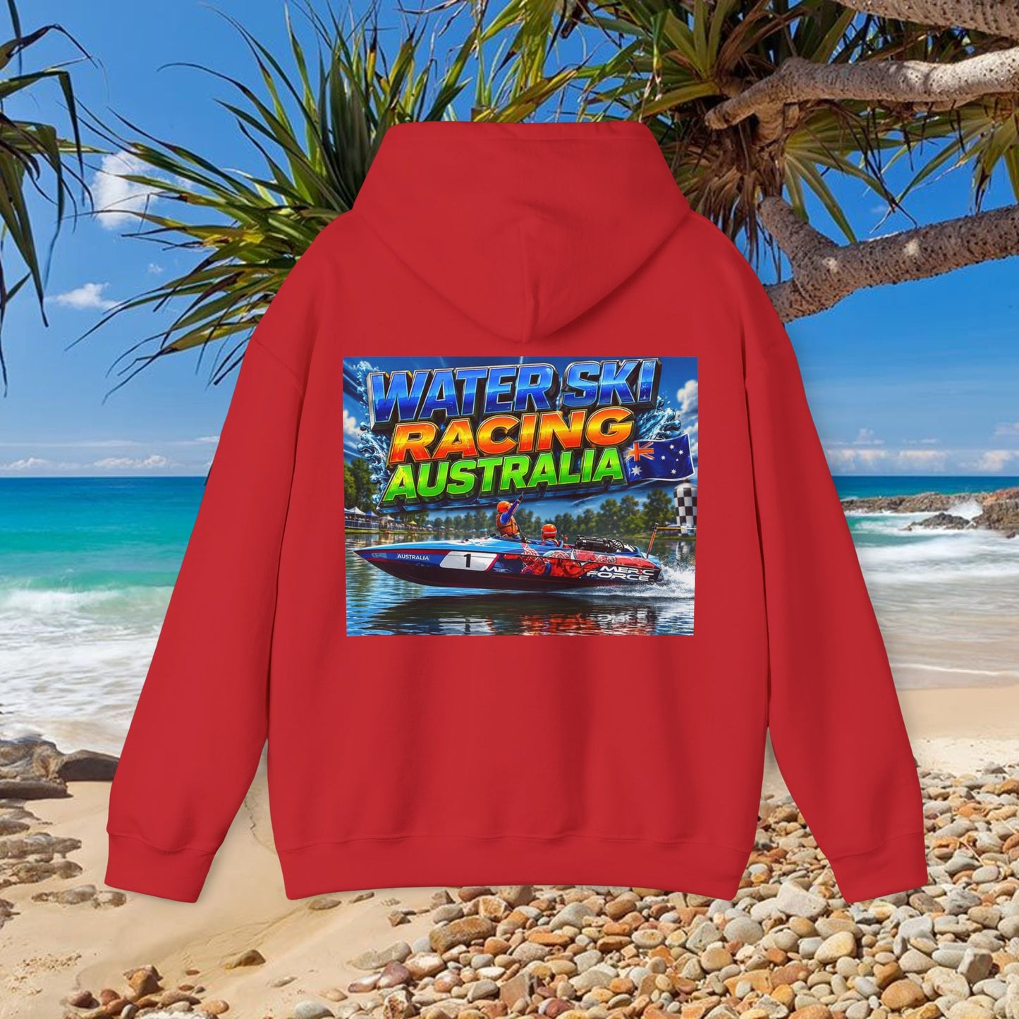 MERC FORCE Bad Lad Oz Ski Racing Australia Tribute Hoodie.