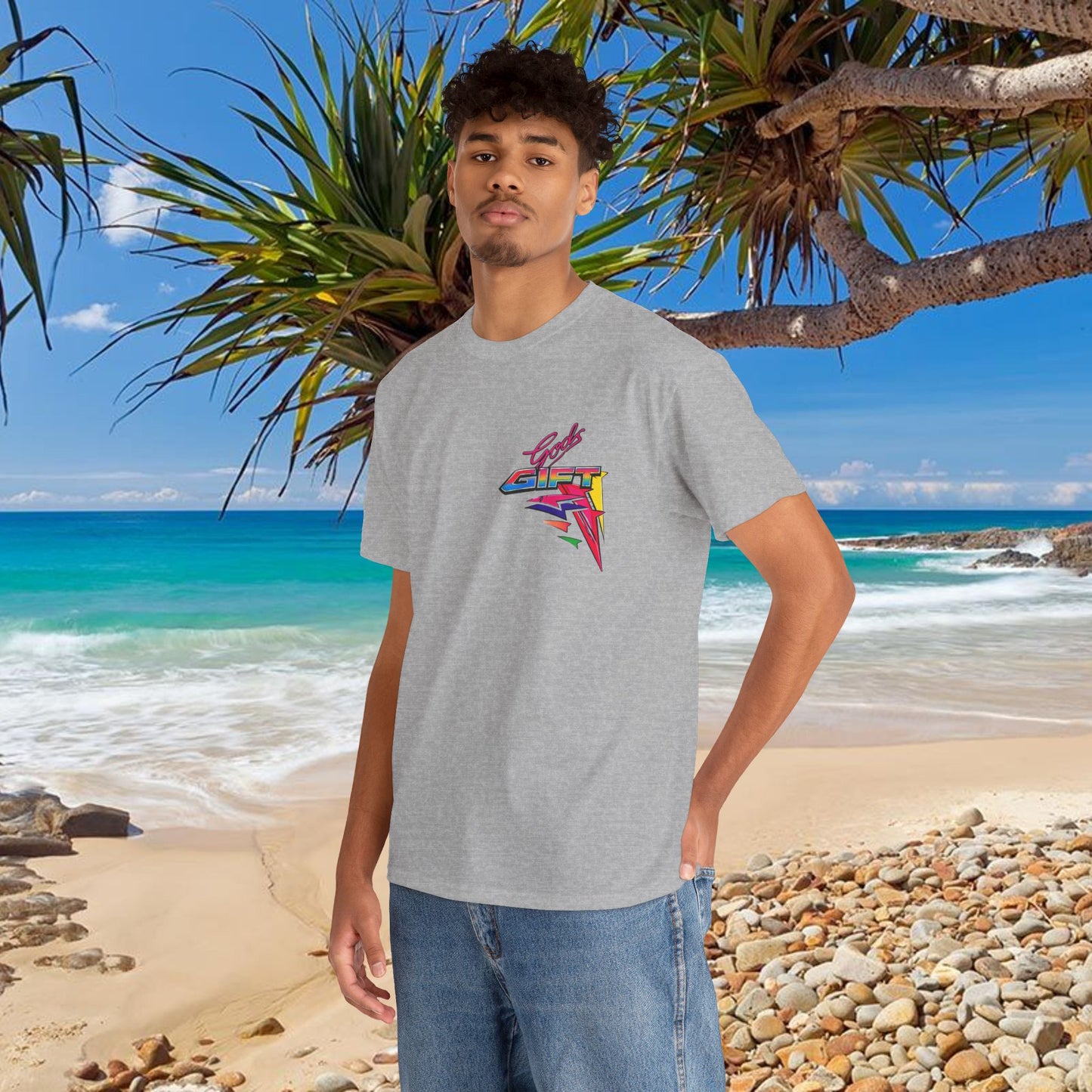 LIMITTED ADDITION Gods Gift Front & Back Waterski Racing Tribute Tee | Twin Turbo Old School Aussie Champion Game Changer