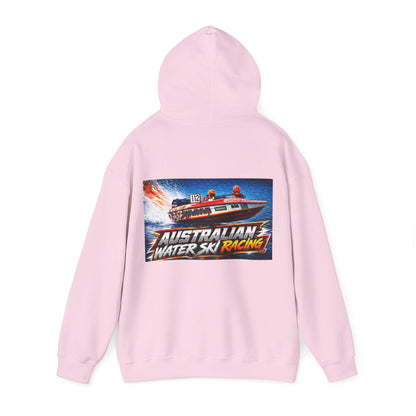 Australian Water Ski Racing Old School legend SHOWDOWN, is featured on this Bad Lad Tribute hoodie sweatshirt
