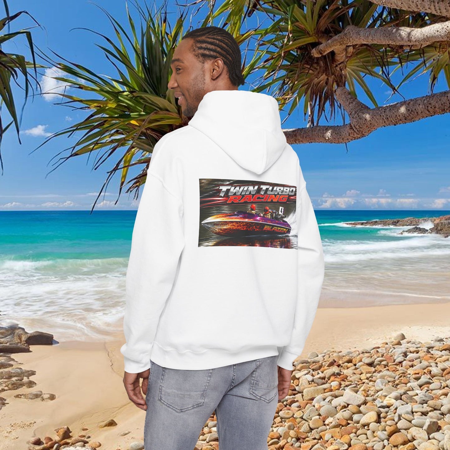 The Tribute Range - 🔥  BLAZEN’ 🔥 Australian Water Ski Racing Hoodie. Bad Lad Oz has paid homage to the iconic Blazen’ in memory of the late Noel Griffin