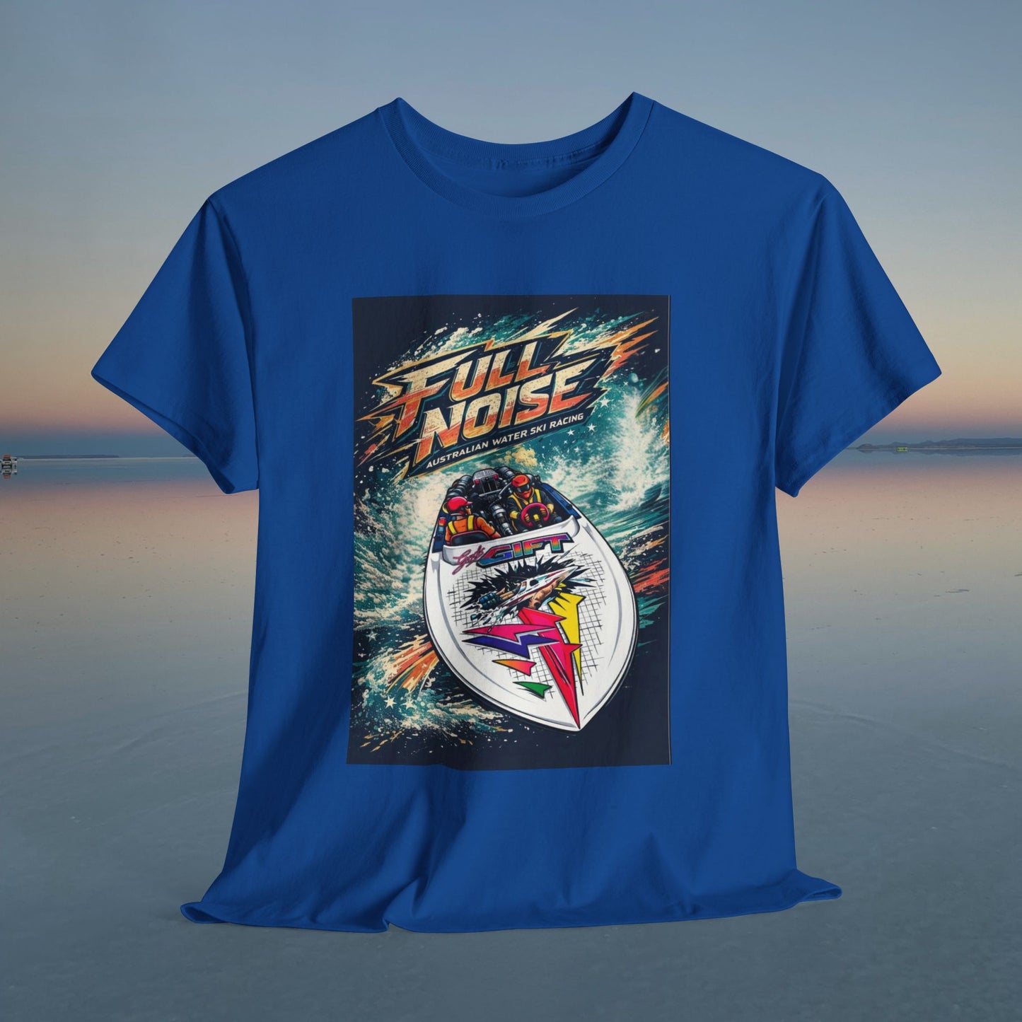 Gods Gift Australian Waterski Racing Boat Tribute Tee | Twin Turbo Old School Aussie Champion Game Changer