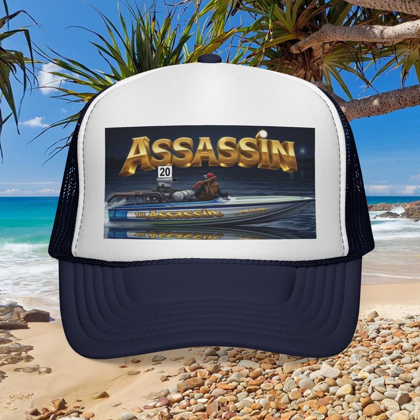 Australian Water Ski Racing Tribute Trucker Cap - The Assassin
