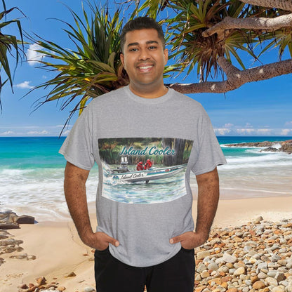 ISLAND 🏝️ COOLER Australian Water Ski Racing Tribute Range T-shirt Celebrates the Original Kings of the Murray