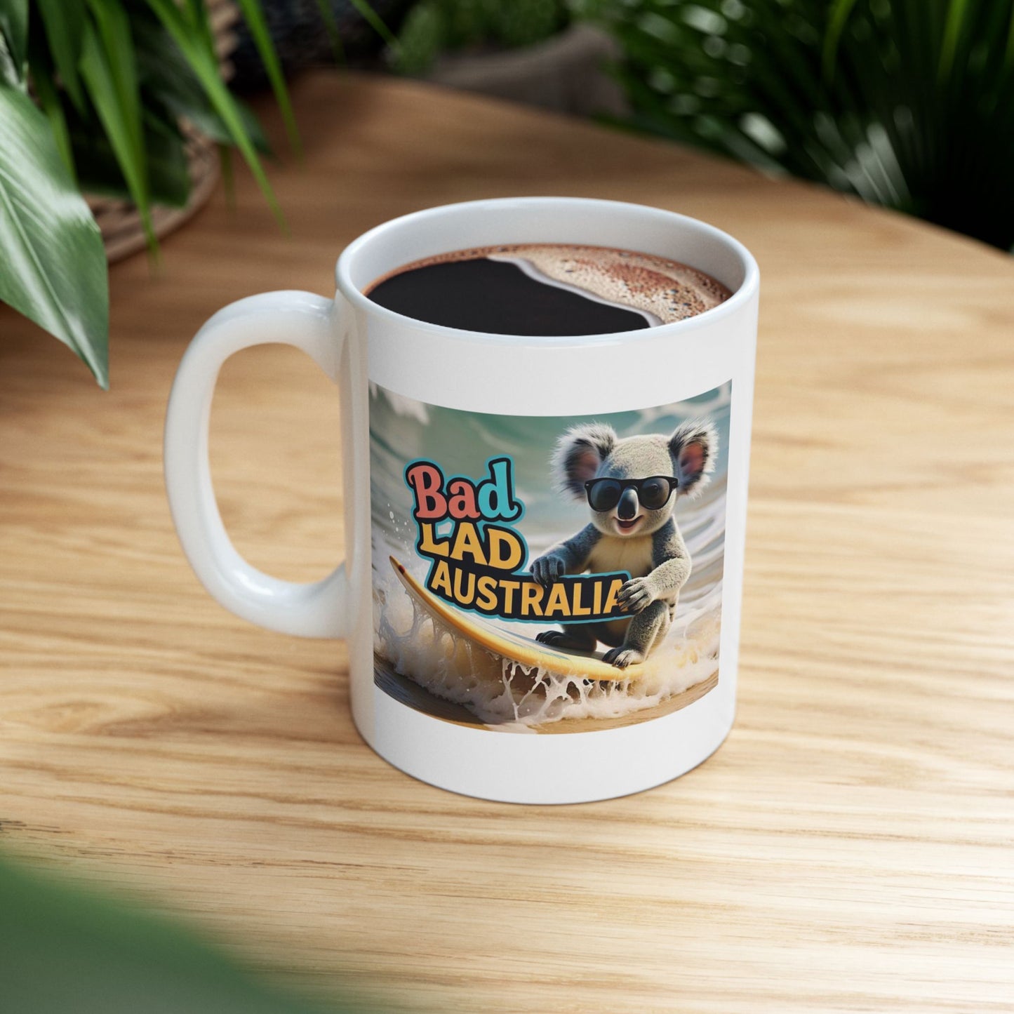 Bad Lad Oz Koala Surf Mug